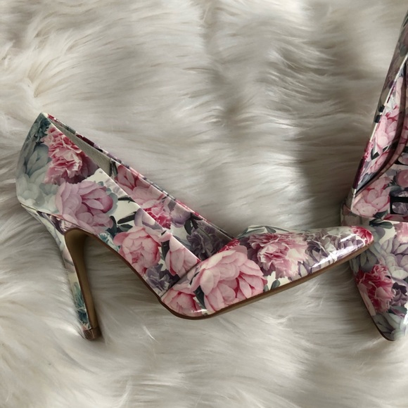 Elle floral print heels - Picture 3 of 4